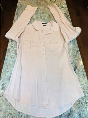 ✨ Theory Blush Pink  Button-Down Shirt | Size Small ✨ So soft!